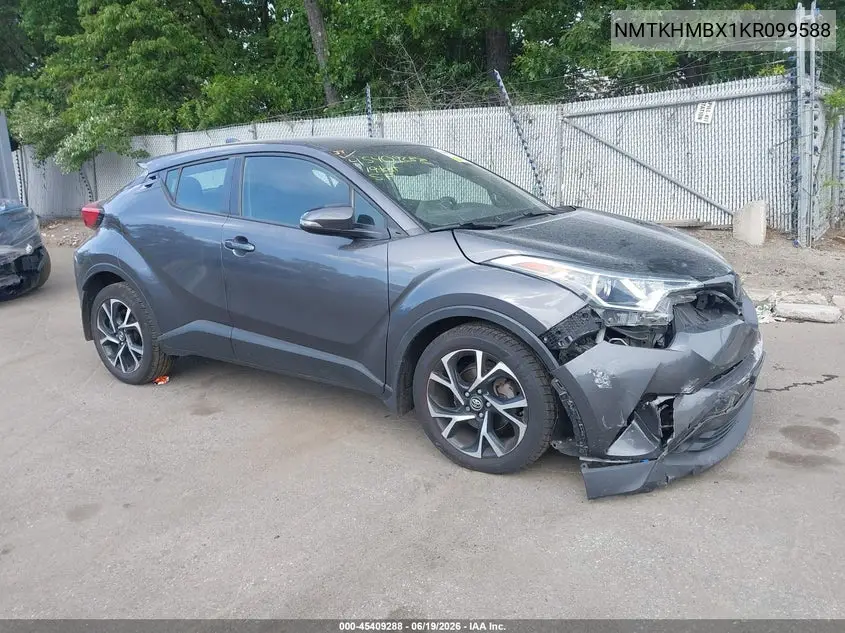 2019 Toyota C-Hr Xle VIN: NMTKHMBX1KR099588 Lot: 45409288