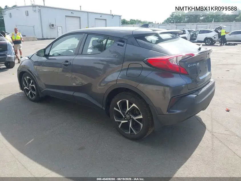 2019 Toyota C-Hr Xle VIN: NMTKHMBX1KR099588 Lot: 45409288