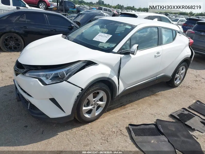 2019 Toyota C-Hr VIN: NMTKH3BXXKR068219 Lot: 45412147