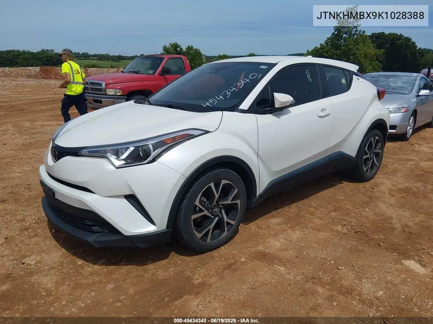 2019 Toyota C-Hr Xle VIN: JTNKHMBX9K1028388 Lot: 45434340