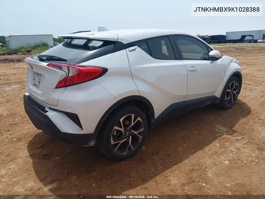 2019 Toyota C-Hr Xle VIN: JTNKHMBX9K1028388 Lot: 45434340