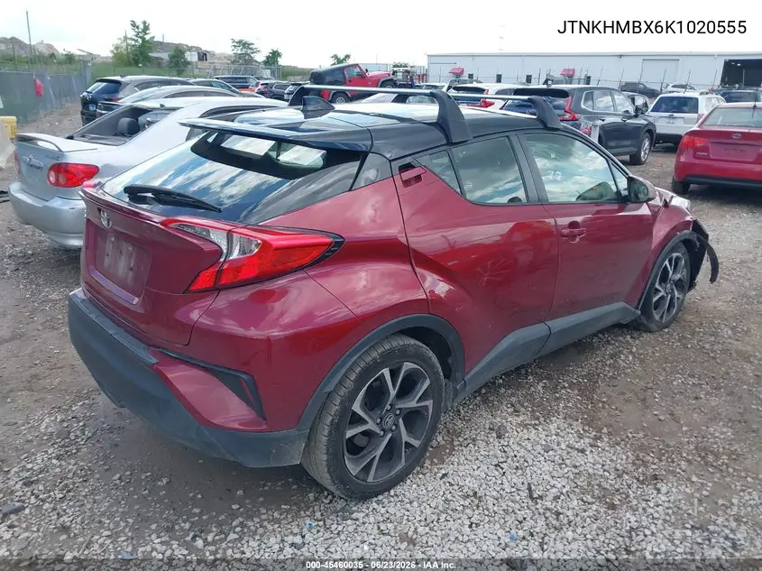 2019 Toyota C-Hr Xle VIN: JTNKHMBX6K1020555 Lot: 45460035