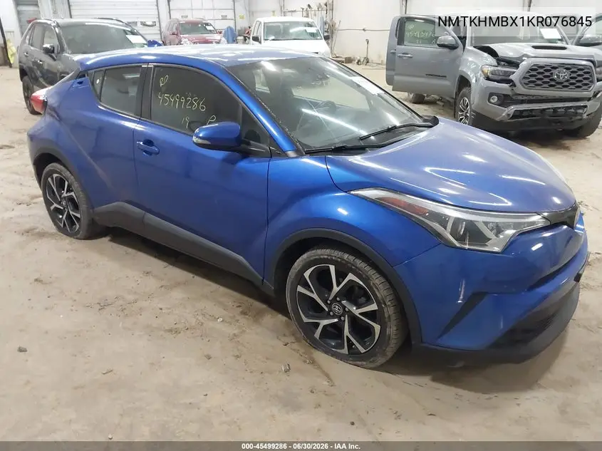 2019 Toyota C-Hr Xle VIN: NMTKHMBX1KR076845 Lot: 45499286