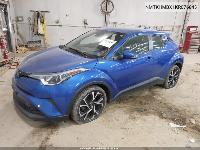 2019 Toyota C-Hr Xle VIN: NMTKHMBX1KR076845 Lot: 45499286