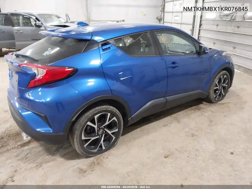 2019 Toyota C-Hr Xle VIN: NMTKHMBX1KR076845 Lot: 45499286