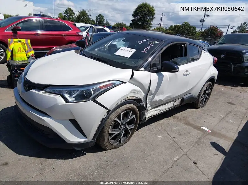 2019 Toyota C-Hr Xle VIN: NMTKHMBX7KR080642 Lot: 45524748