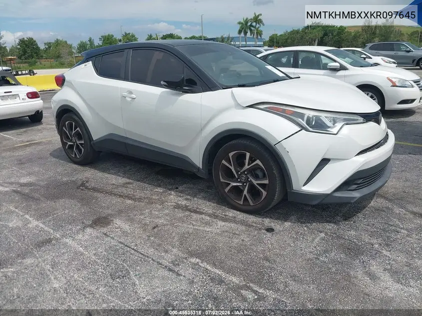 2019 Toyota C-Hr Xle VIN: NMTKHMBXXKR097645 Lot: 45535318