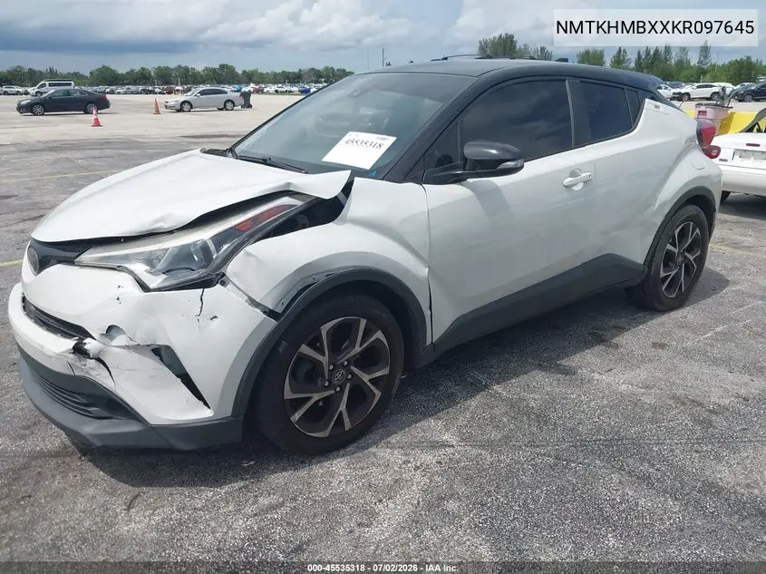 2019 Toyota C-Hr Xle VIN: NMTKHMBXXKR097645 Lot: 45535318