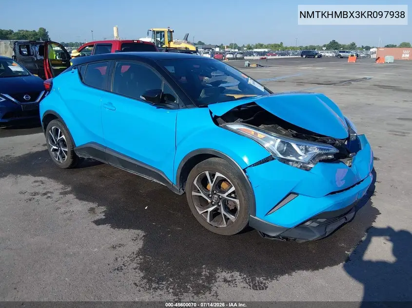 2019 Toyota C-Hr Xle VIN: NMTKHMBX3KR097938 Lot: 45600070