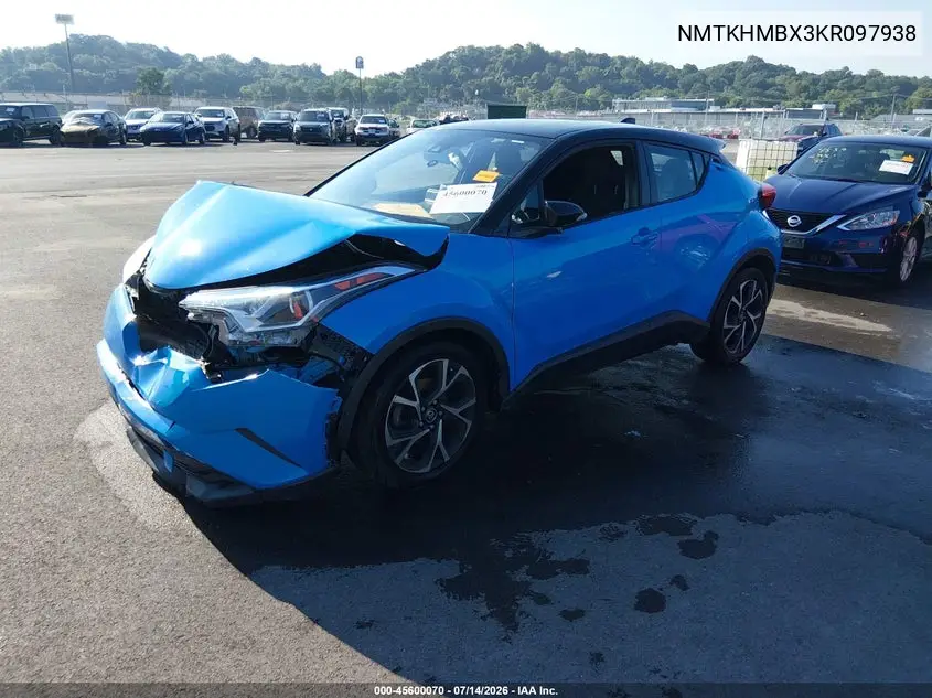 2019 Toyota C-Hr Xle VIN: NMTKHMBX3KR097938 Lot: 45600070
