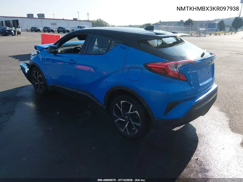 2019 Toyota C-Hr Xle VIN: NMTKHMBX3KR097938 Lot: 45600070