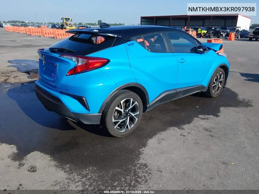 2019 Toyota C-Hr Xle VIN: NMTKHMBX3KR097938 Lot: 45600070