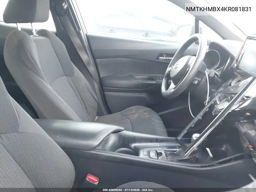 2019 Toyota C-Hr Le VIN: NMTKHMBX4KR081831 Lot: 45609255