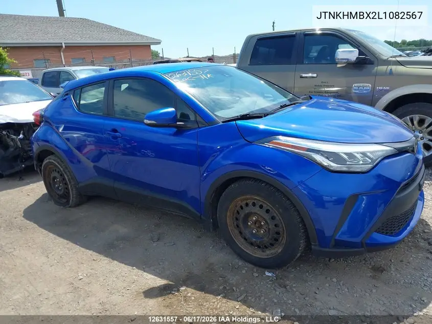 2020 Toyota C-Hr Xle/Le/Limited VIN: JTNKHMBX2L1082567 Lot: 12631557