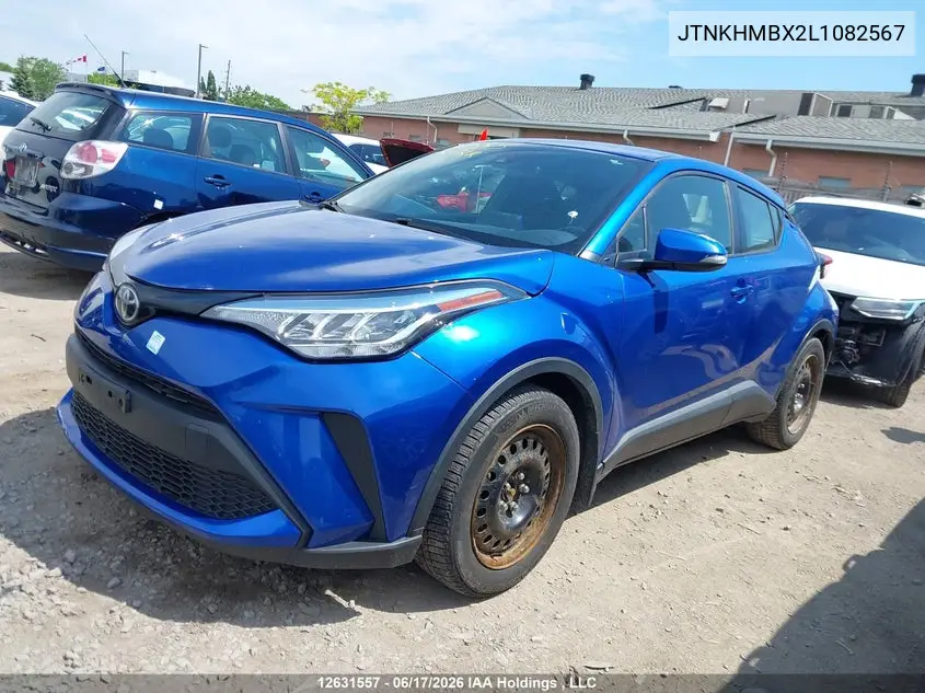 2020 Toyota C-Hr Xle/Le/Limited VIN: JTNKHMBX2L1082567 Lot: 12631557