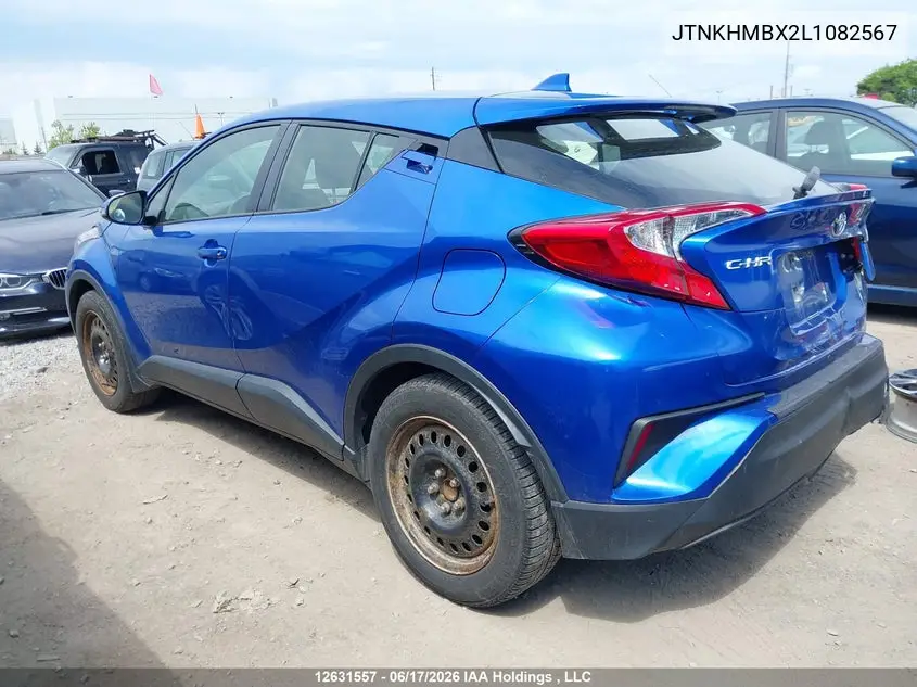 2020 Toyota C-Hr Xle/Le/Limited VIN: JTNKHMBX2L1082567 Lot: 12631557