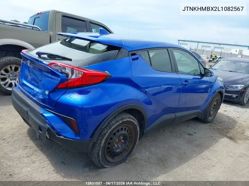 2020 Toyota C-Hr Xle/Le/Limited VIN: JTNKHMBX2L1082567 Lot: 12631557