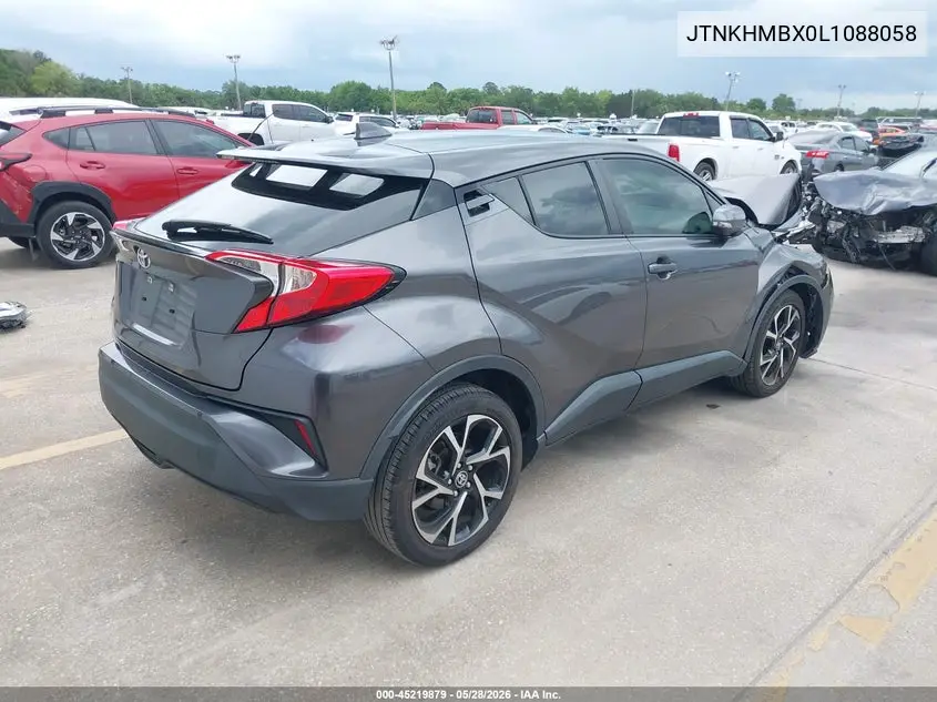 2020 Toyota C-Hr Xle VIN: JTNKHMBX0L1088058 Lot: 45219879