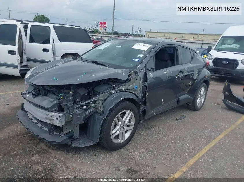 2020 Toyota C-Hr Le VIN: NMTKHMBX8LR116226 Lot: 45363562