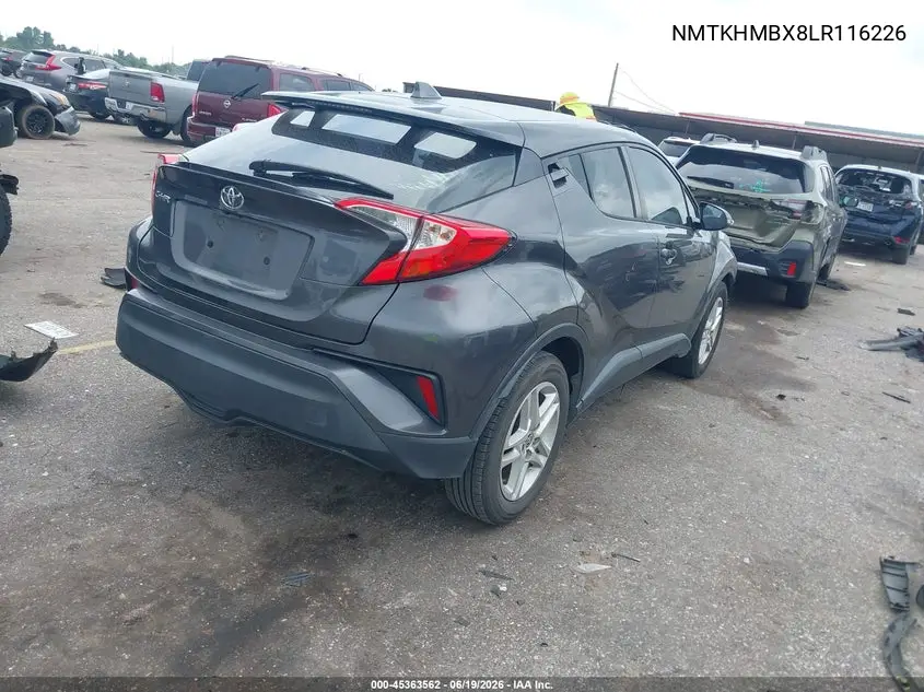 2020 Toyota C-Hr Le VIN: NMTKHMBX8LR116226 Lot: 45363562