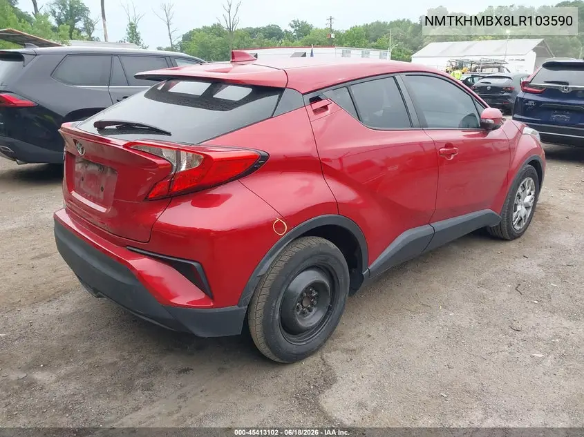 2020 Toyota C-Hr Le VIN: NMTKHMBX8LR103590 Lot: 45413102