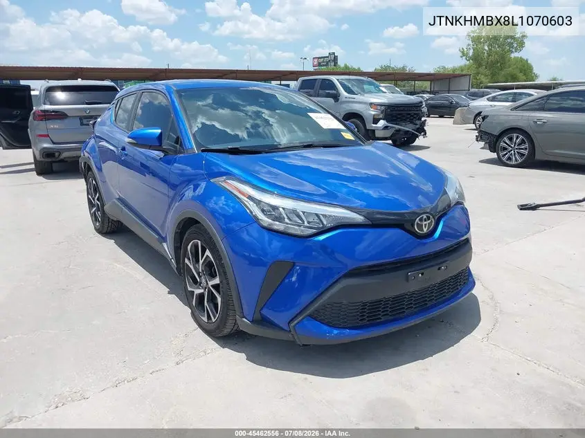 2020 Toyota C-Hr Xle VIN: JTNKHMBX8L1070603 Lot: 45462556