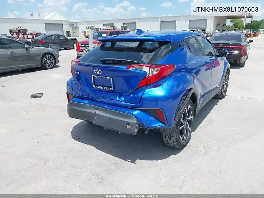 2020 Toyota C-Hr Xle VIN: JTNKHMBX8L1070603 Lot: 45462556