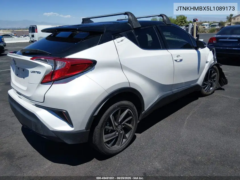 2020 Toyota C-Hr Limited VIN: JTNKHMBX5L1089173 Lot: 45481051