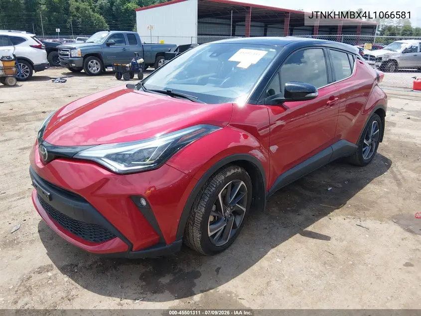 2020 Toyota C-Hr Limited VIN: JTNKHMBX4L1066581 Lot: 45501311