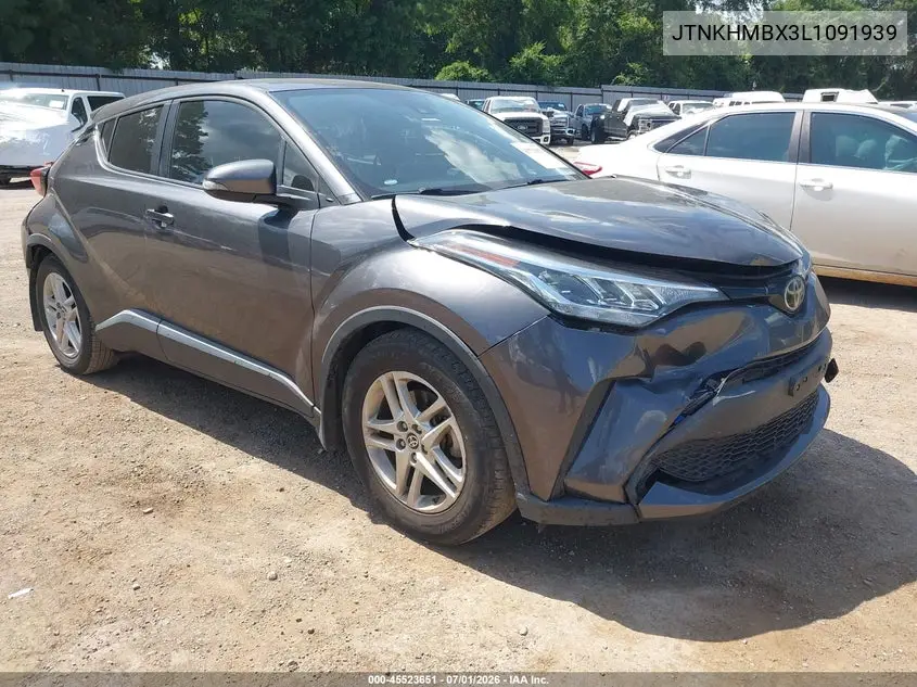 2020 Toyota C-Hr Le VIN: JTNKHMBX3L1091939 Lot: 45523651