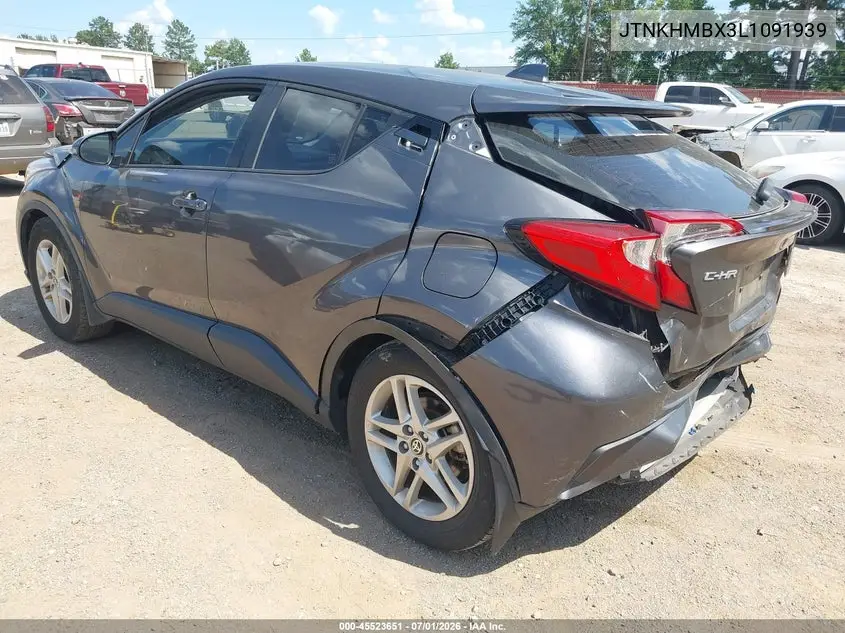 2020 Toyota C-Hr Le VIN: JTNKHMBX3L1091939 Lot: 45523651