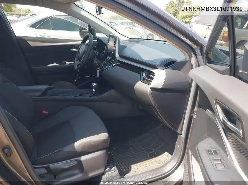 2020 Toyota C-Hr Le VIN: JTNKHMBX3L1091939 Lot: 45523651