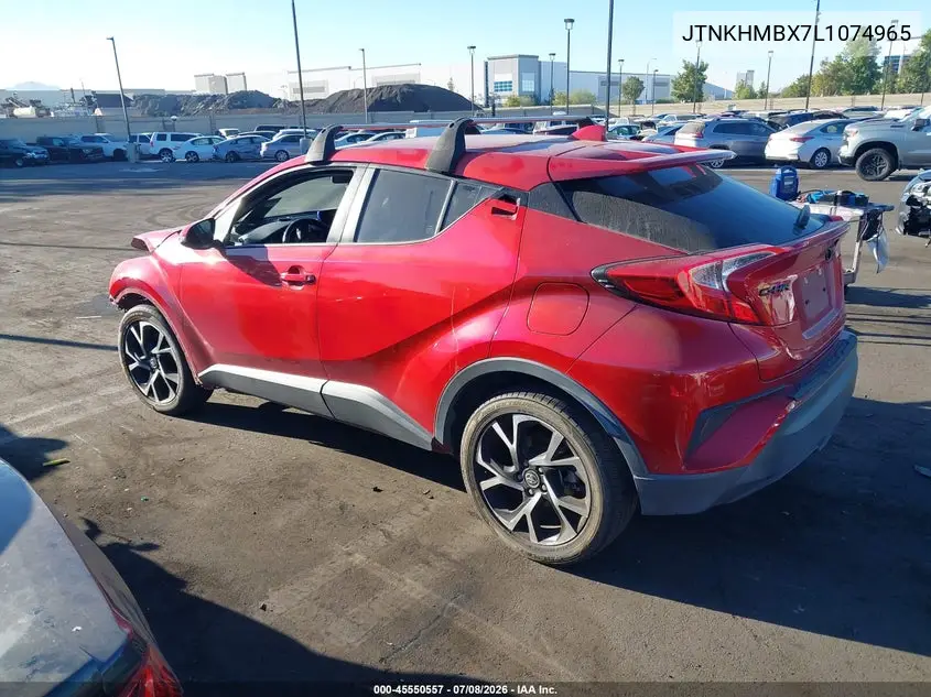 2020 Toyota C-Hr Xle VIN: JTNKHMBX7L1074965 Lot: 45550557