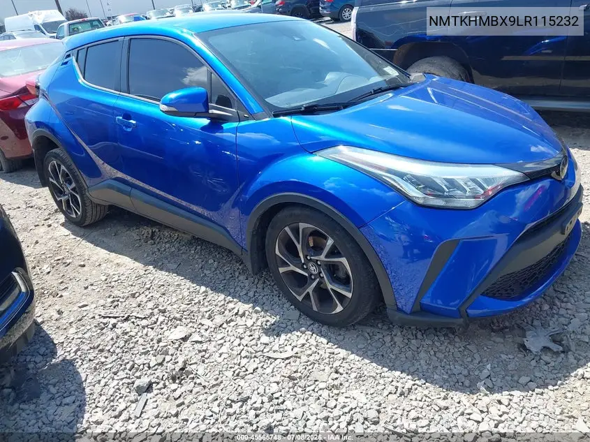 2020 Toyota C-Hr Xle VIN: NMTKHMBX9LR115232 Lot: 45565748