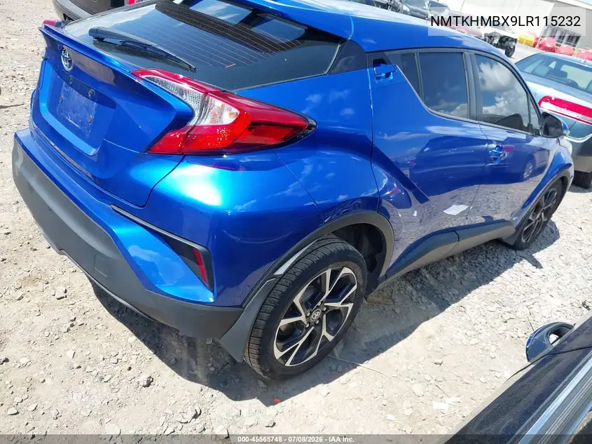 2020 Toyota C-Hr Xle VIN: NMTKHMBX9LR115232 Lot: 45565748