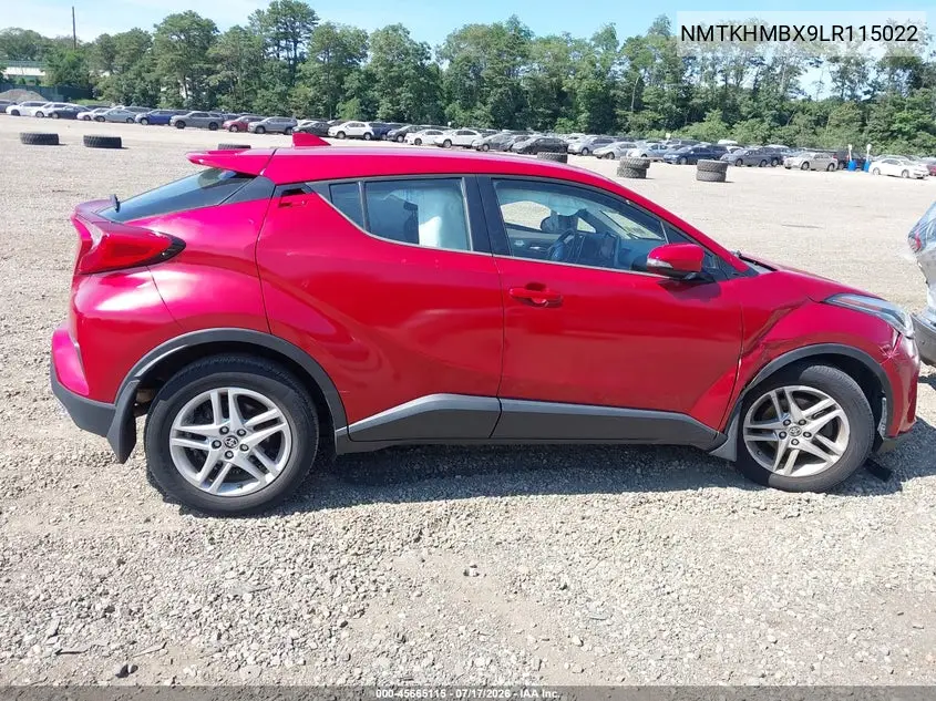 2020 Toyota C-Hr Le VIN: NMTKHMBX9LR115022 Lot: 45665115