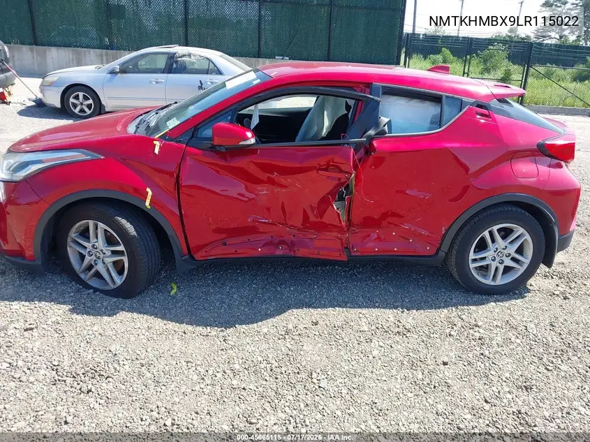 2020 Toyota C-Hr Le VIN: NMTKHMBX9LR115022 Lot: 45665115