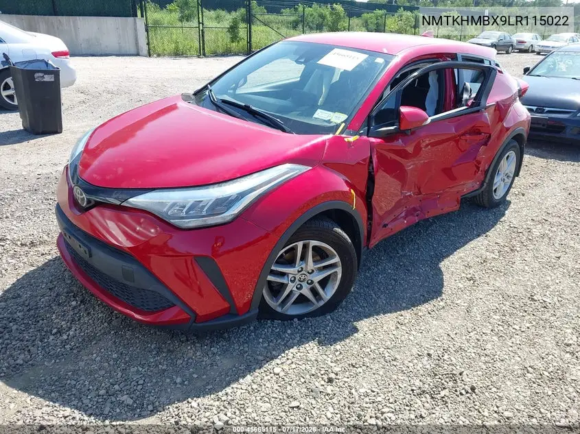 2020 Toyota C-Hr Le VIN: NMTKHMBX9LR115022 Lot: 45665115
