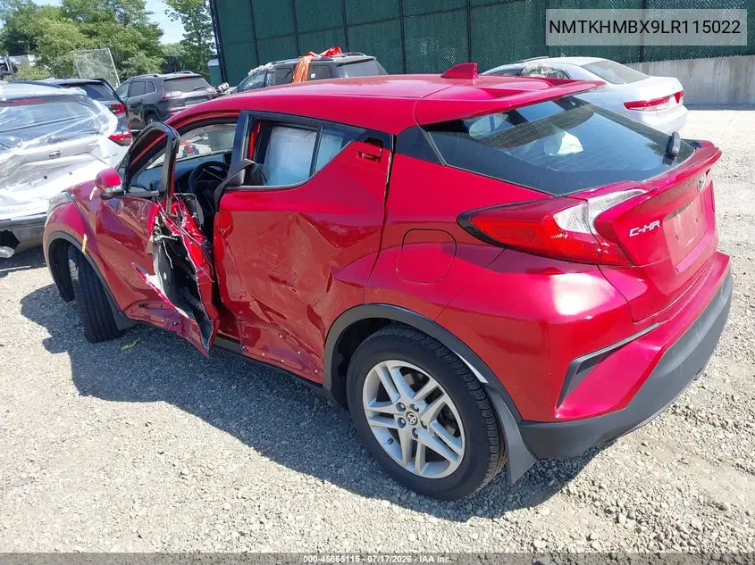 2020 Toyota C-Hr Le VIN: NMTKHMBX9LR115022 Lot: 45665115