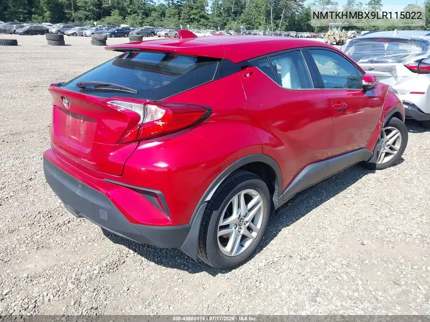 2020 Toyota C-Hr Le VIN: NMTKHMBX9LR115022 Lot: 45665115