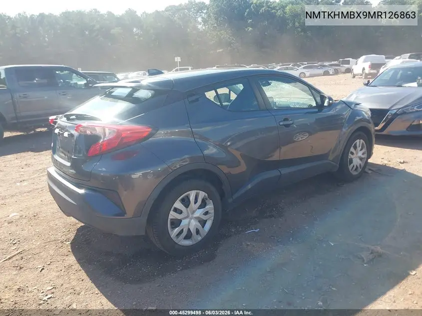 2021 Toyota C-Hr Le VIN: NMTKHMBX9MR126863 Lot: 45299498