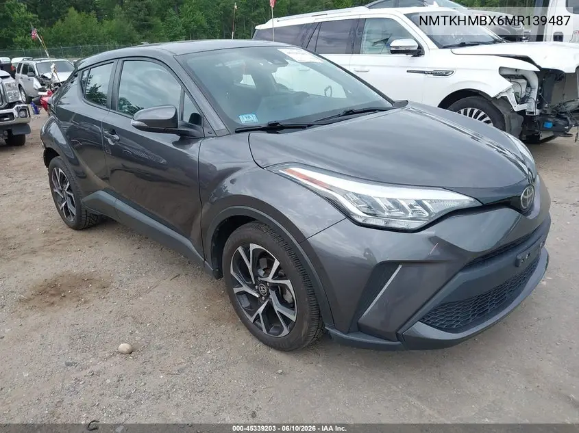2021 Toyota C-Hr Xle VIN: NMTKHMBX6MR139487 Lot: 45339203