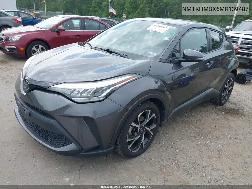 2021 Toyota C-Hr Xle VIN: NMTKHMBX6MR139487 Lot: 45339203
