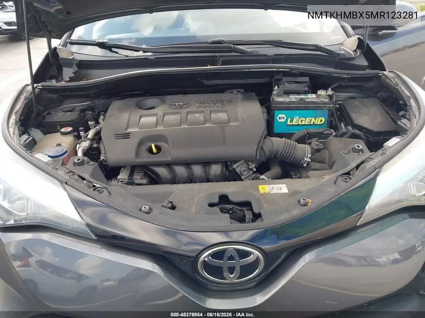 2021 Toyota C-Hr Xle VIN: NMTKHMBX5MR123281 Lot: 45376954