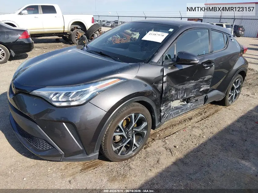 2021 Toyota C-Hr Xle VIN: NMTKHMBX4MR123157 Lot: 45387970