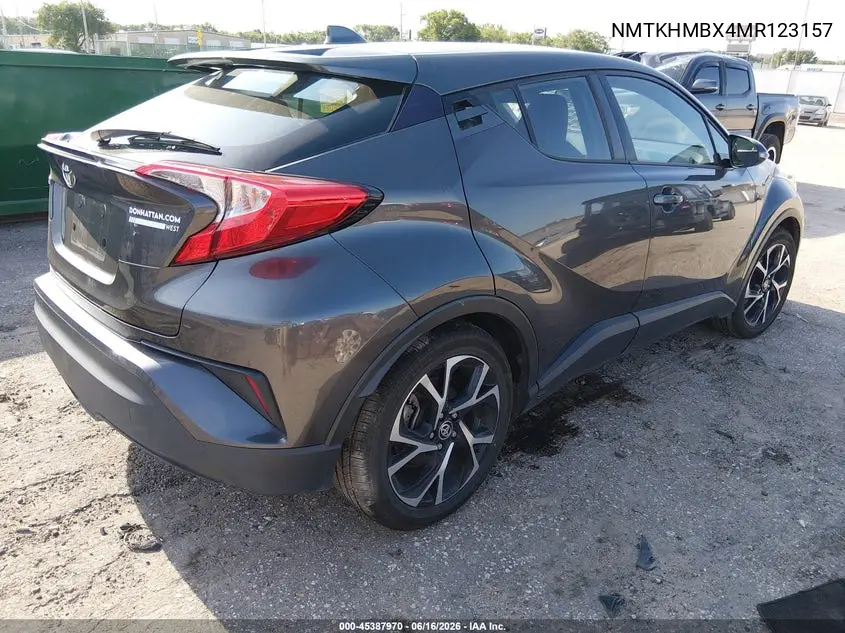2021 Toyota C-Hr Xle VIN: NMTKHMBX4MR123157 Lot: 45387970
