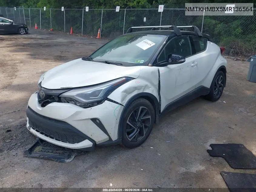 2021 Toyota C-Hr Limited VIN: NMTKHMBX5MR136564 Lot: 45454328