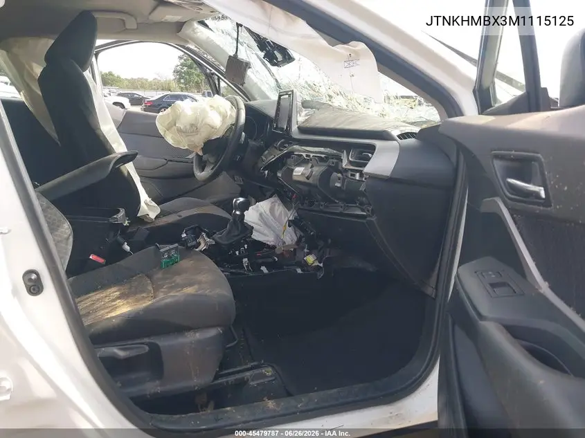 2021 Toyota C-Hr Le VIN: JTNKHMBX3M1115125 Lot: 45479787