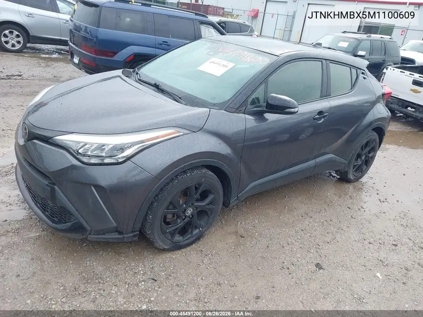 2021 Toyota C-Hr Nightshade Edition VIN: JTNKHMBX5M1100609 Lot: 45491200