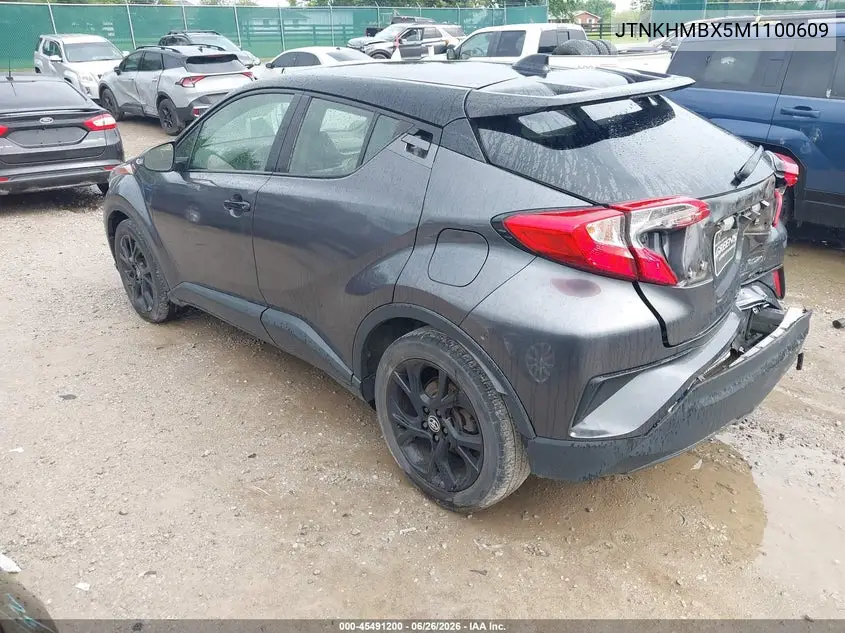 2021 Toyota C-Hr Nightshade Edition VIN: JTNKHMBX5M1100609 Lot: 45491200
